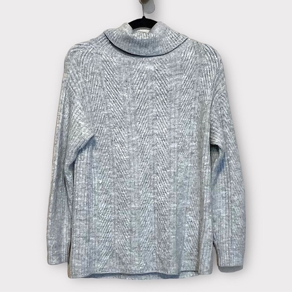 Isabel Maternity Cute and Cozy Cable Knit Turtleneck Tunic Sweater Size Small - Picture 1 of 11